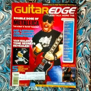 3 X VINTAGE GUITAR EDGE MAGAZINES